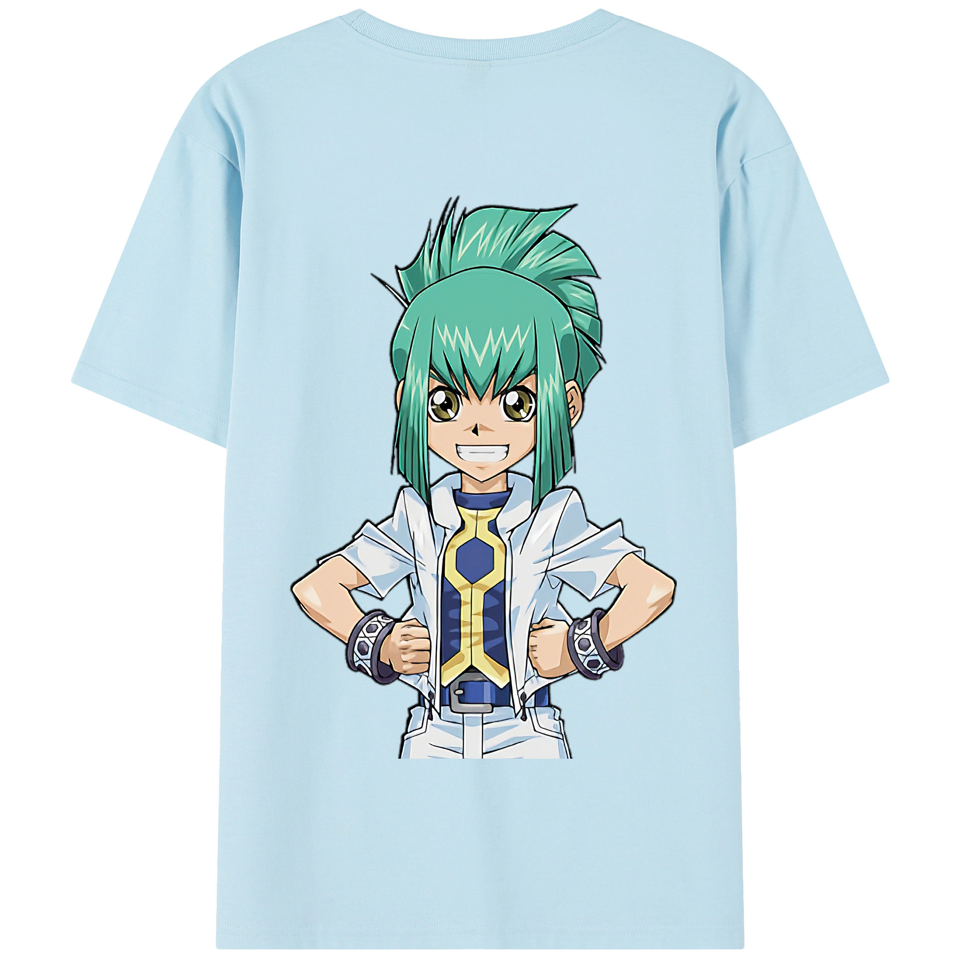 （画像用） 遊☆戯☆王 Yu-Gi-Oh! 綿100％半袖Tシャツ（背面プリント）